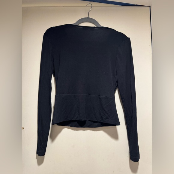 Black Long-sleeve Top - Picture 4 of 4